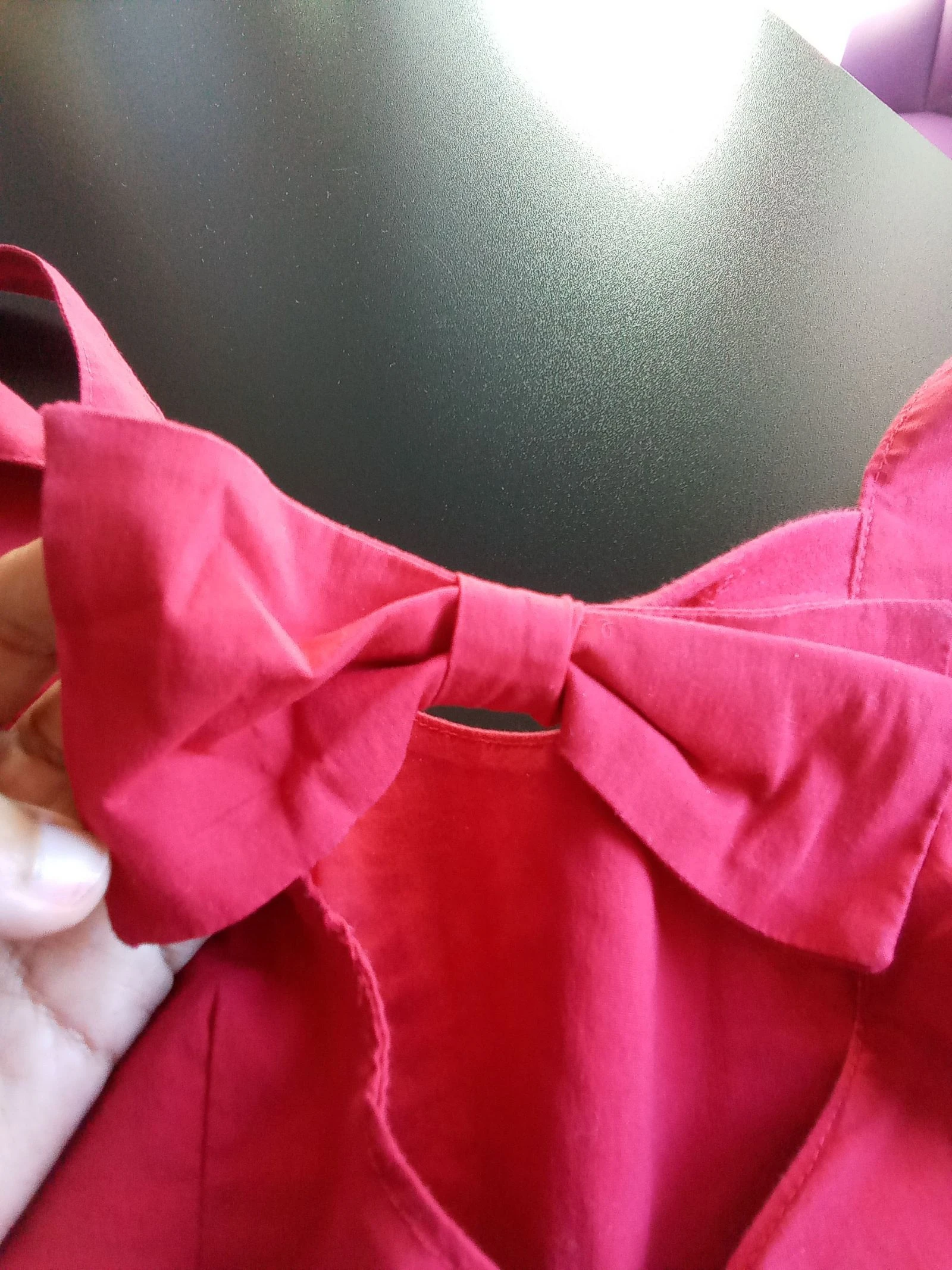 Red summer short dress – photo 5
